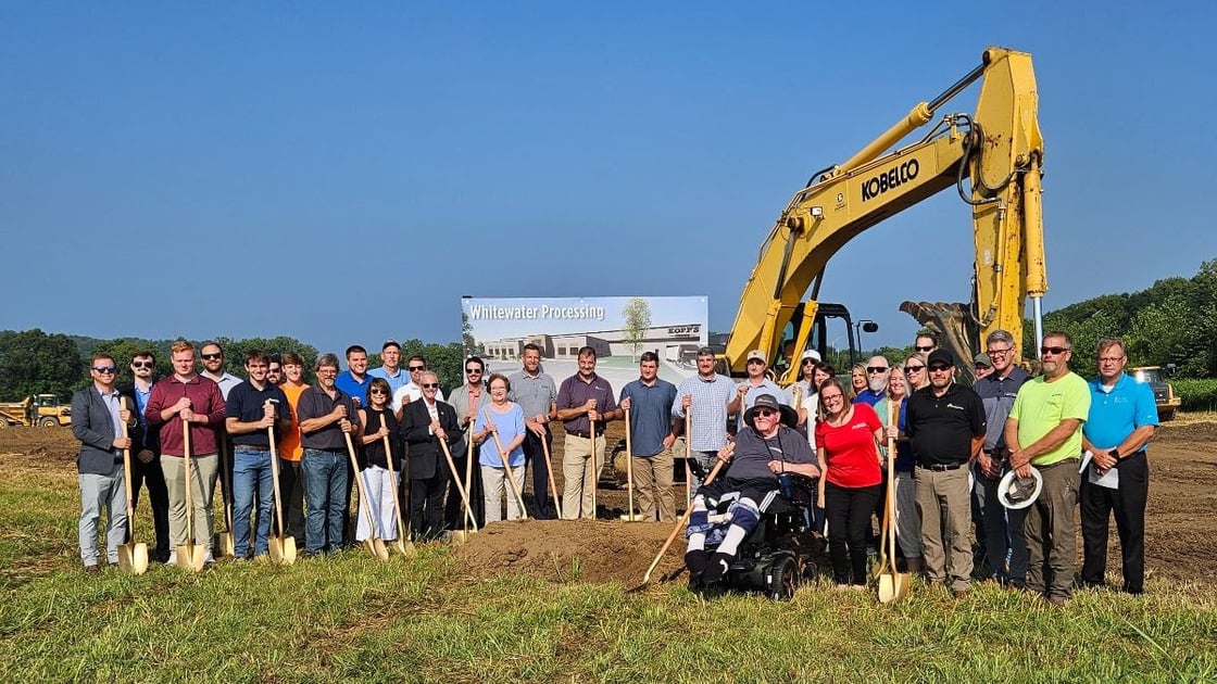 Whitewater Processing groundbreaking ceremony